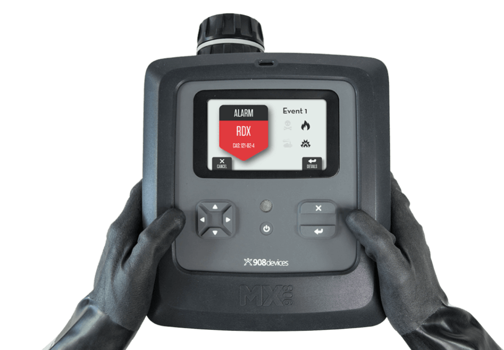 MX908 ™ - hand spectrometer for danger detection - iner-tech