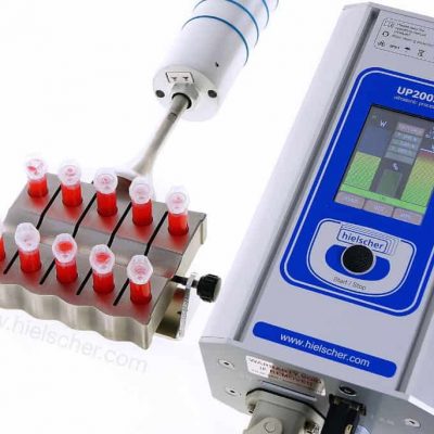 UP200St with VialTweeter sonotrode for Simultaneous Sample Preparation